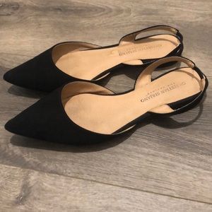 WOMENS BLACK FLATS